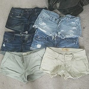Hollister +1 American eagle shorts lot